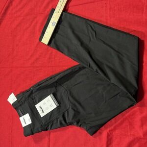 DKNY Pants Mens 32x32 Black Slim Fit Stretch Dress Slacks Modern Tech Pants